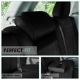 thumbnail image 4 of For 2011–2021 Jeep Grand Cherokee FH Group Neoprene Waterproof Custom Fit Car Seat Covers - Rear Black, 4 of 5