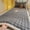 Gray#1593, variant on Winter Milk Velvet Twin Mattress Pad for Dorm Bunk Bed, Thick Warm Floor Mattress Topper