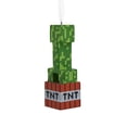 thumbnail image 2 of Décoration Hallmark de Noël, Creeper sur un bloc TNT, Minecraft, 2 of 6