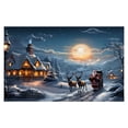 thumbnail image 1 of EQWLJWE Tapis de Noël pour l'Extérieur, Tapis de Porte Rouges de Noël pour l'Entrée Extérieure, Tapis de Porte avant de Noël pour l'Entrée Intérieure, Tapis de Décoration de Noël pour la Maison, Tapis de Salon Décoration de Sol, 1 of 2