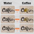 thumbnail image 4 of Coffee Bar Mat,Absorbent Hide Stain Dish drying Mat for Kitchen Counter,Rubber Backing Non-slip Mat for Protection Kitchen Countertop,Coffee Bar Decor Fit Under Coffee Maker Easy clean (12"x 18"), 4 of 6