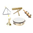 thumbnail image 2 of Ensemble Éducatif de Musique en Bois Compétences en Résolution de Problèmes Apprentissage Précoce Percussion 5 Pcs, 2 of 7