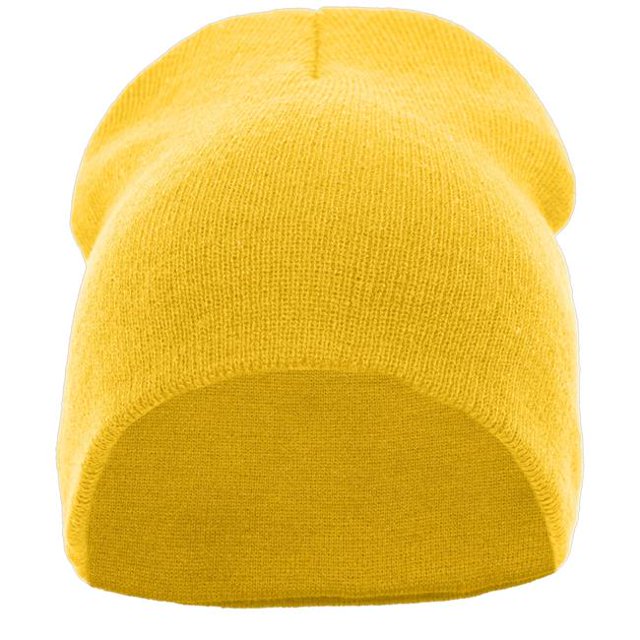 Pacific Headwear 601K.025.OS Basic Knit Beanie, Gold - One Size