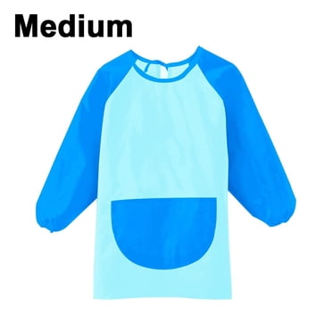 Kids Art Smocks,Long Sleeve Children Smock,Waterproof Anti-oil Kids Apron,With Pockets Art Smock and Apron for Kids