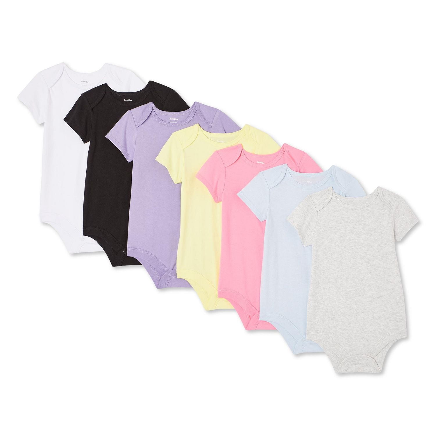 Lot de 7 cache-couches George collection non genrée pour nourrissons