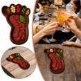 thumbnail image 1 of WMQPNNS New Trending Wooden Fruit Bowl for Kitchen Living Room Dining Table Large Foot Design 20Cm Durable Food Storage Container for Fruits Snacks Todays Deals Clearance Sale, 1 of 6