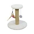 thumbnail image 2 of maytalsory Cat Scratching Post Scratch Pole Gift Durable for Kittens Supplies Round White, 2 of 9