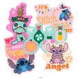 thumbnail image 5 of Disney Lilo and Stitch Christmas Holiday 18-Pack Glow In The Dark Vinyl Sticker, 5 of 5