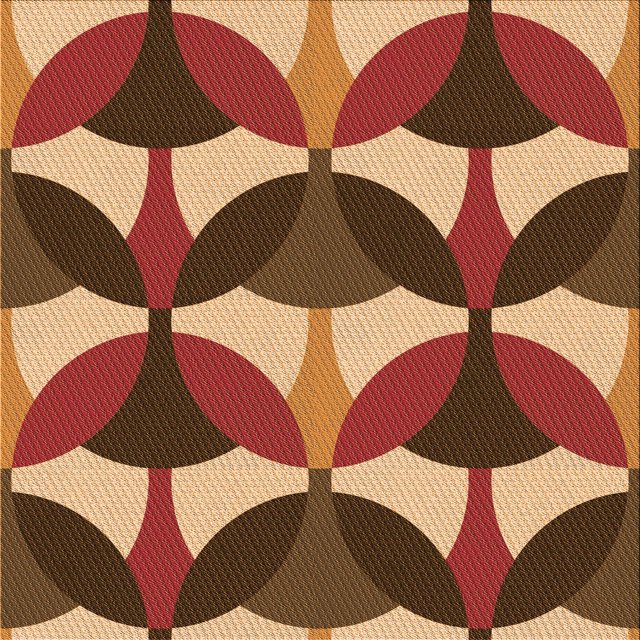 Ahgly Company Machine Washable Indoor Square Transitional Brown Sand Brown Area Rugs, 4' Square