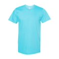 thumbnail image 1 of American Apparel Fine Jersey Tee, XL, Turquoise, 1 of 3