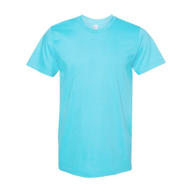 American Apparel Fine Jersey Tee, XL, Turquoise