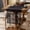 Black, variant on Lace Tablecloth Runner for Dining Table | French Style Long Table Cover for Sideboard Cabinet Dust Protection | Stretchable Spandex Nylon Table Cloth for Home Kitchen Decor | 45x120cm
