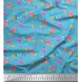 thumbnail image 3 of Soimoi Poly Georgette Fabric Donuts Food Print Fabric by the Yard 42 Inch Wide, 3 of 5