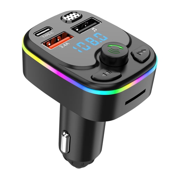 Birdeem Car Mp3 Bluetooth Player Car Hands-Free Usb Charging Fm Transmitter Light Receiver