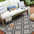 thumbnail image 1 of Hayweld Blue and Beige Woven Area Rug, 1 of 7