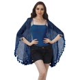thumbnail image 2 of Moomaya Front Open Printed Shrug Beach Clothes For Kimono Cardigans For Women, 2 of 5