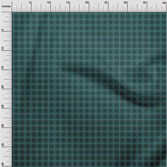 oneOone Cotton Flex Fabric Tartan Check Print Fabric BTY 40 Inch Wide