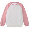 thumbnail image 1 of cfhntfmh Chandail à Col Rond pour Hommes Mode à Blocs de Couleur Manches Longues Chandail à Enfiler Hauts Chaud en Molleton Chandails de Base Automne Hiver Manteau, 1 of 6