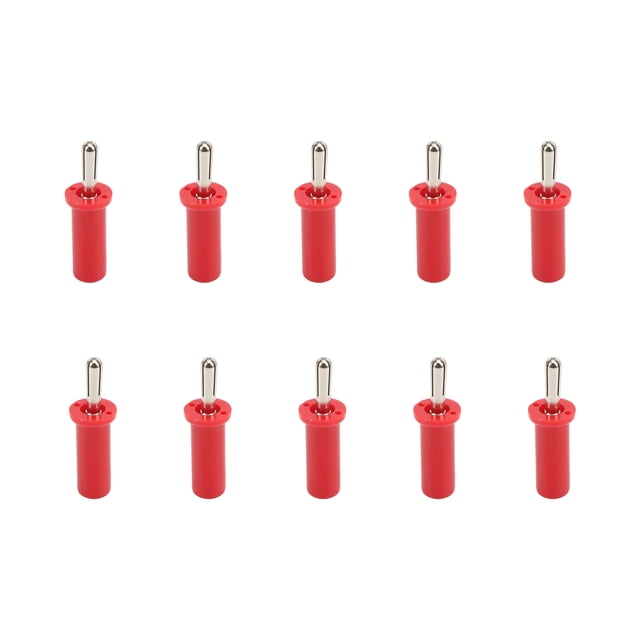 Banana Plug Speaker Cable Connector Banana Connector Banana Adapter 10pcs Banana Plug 4mm Cross Slot Gold Plated Brass Solder Type Connector For Speaker Cable