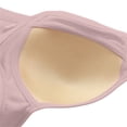 thumbnail image 4 of ManxiVoo Front Closure Wireless Bra for Women Full Coverage Comfortable Support Minimizer Bralette Non Padded Everyday Wear XXL Size Light Violet, 4 of 5