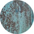 thumbnail image 1 of Ahgly Company Tapis d'Intérieur Ronds Transitionnels Gris Gray Lavables à la Machine, 7 Pieds Rond, 1 of 7