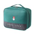 thumbnail image 1 of Pompotops Trousse de Premiers Soins Portable, Sac de Rangement de Voyage, avec Mini Sac pour Fournitures Médicales, Convient à la Randonnée Familiale en Plein Air, au Campeur, au Bureau et au Lieu de Travail Liquidation, 1 of 1