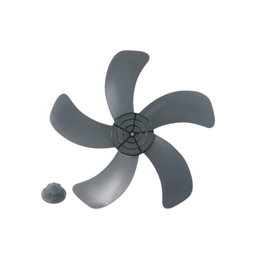 16 Inch Household Fan Blade Five Leaves With Nut Cover for Pedestal Fan Table