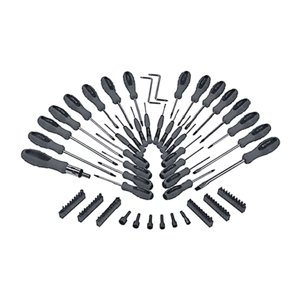 Master Mechanic Tournevis & Bits en acier au vanadium Chrome, 100 Ensemble de pièces