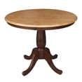 thumbnail image 1 of International Concepts 36" Round Dining Table in Cinnamon / Espresso, 1 of 7