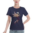 thumbnail image 1 of Women's Basic Short Sleeve T-Shirt One Piece Robin, 1 of 6