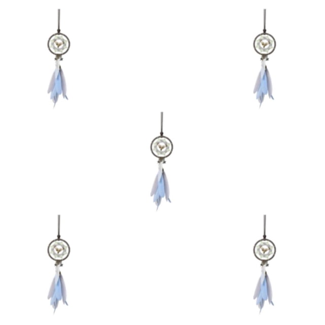 maskred Feather Pendants Wind Chimes For Positive Energy Lucky Meaning Durable And Practical Beautiful Blended Dream Catchers MS9191 5Set