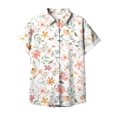 thumbnail image 4 of Japceit Blouses pour Femmes Décontractées Imprimées à Manches Courtes, 4 of 9