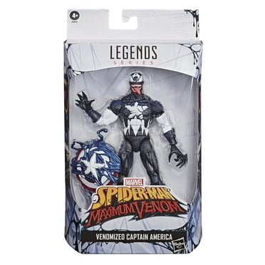 Hasbro Marvel Legends Series 6-inch Collectible Venomized Captain America Action Figure Toy, Premium Design and 2 Accessories