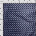 thumbnail image 2 of oneOone Polyester Lycra Medium Blue Fabric Chevron Geometric Dress Material Fabric Print Fabric By The Yard 56 Inch Wide, 2 of 4