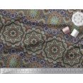 thumbnail image 2 of Soimoi Polyester Crepe Fabric Mandala Kaleidoscope Print Sewing Fabric Yard 42 Inch Wide, 2 of 3
