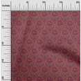 thumbnail image 1 of oneOone Georgette Viscose Fabric Leaves & Floral Block Printed Craft Fabric BTY 42 Inch Wide, 1 of 5
