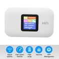 thumbnail image 4 of 4G LTE Mobile WiFi Hotspot, Support 10 Users Mobile WiFi Hotspot ABS Material with SIM Card Slot for Travel, 4 of 7