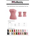 thumbnail image 3 of CHUANK Haut Bandeau Long Tube Basique Uni Extensible en Coton pour Femmes, Lot de 2, 3 of 3