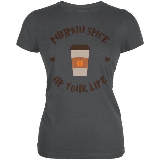 Halloween Pumpkin Spice Up Your Life Juniors Soft T Shirt