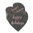 thumbnail image 1 of Inkdotpot Real Rose Gold Foil Happy Holiday Tag Favor Hang Paper Tag 100 Pieces, 1 of 6