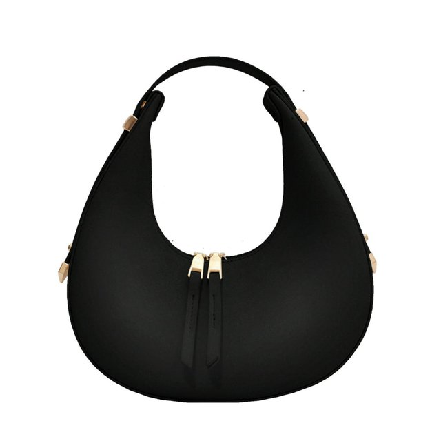 FeiraDeVaidade Sac à Main pour Femmes Mode Coréenne Rétro Sac à Bandoulière Élégant Demi-Lune