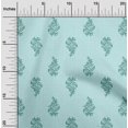 thumbnail image 1 of oneOone Georgette Viscose Fabric Leaves & Floral Block Printed Craft Fabric BTY 42 Inch Wide, 1 of 4