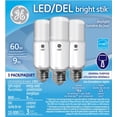 thumbnail image 1 of GE Lighting 9W Bright Stik Daylight LED Bulb, 1 of 1