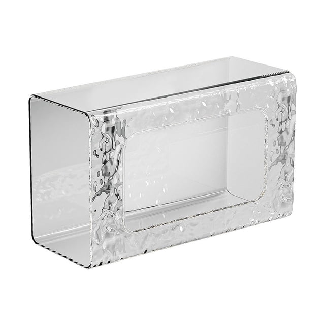 Wall Mounted Acrylic Wet Wipes Dispenser Holder for Kitchen and Bathroom Storage Organizer Keep Tissues Fresh