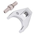 thumbnail image 4 of Chrome Billet Aluminum Distributor Clamp Hold Down, HEI Electronic Distributor Hold Down Bracket for Chevys SBCBBC Small Block, 4 of 7