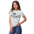 thumbnail image 2 of Inkdotpot T-Shirt Personnalisé pour Femmes Juste Mariés Annonce de Mariage Chemise-Dt, 2 of 8