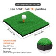 thumbnail image 3 of 5 Styles Mini Practice Durable PP Grass Pad Backyard Exercise New Golf Hitting Mat Indoor Outdoor Golf Training Aids Drop Ship Short Grass, 3 of 5