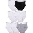 thumbnail image 1 of Fruit of the Loom Boys` 6-Pack Assorted Fashion Briefs, M, Assorted, 1 of 4