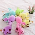 thumbnail image 3 of Stuffed Toy Skin-friendly Soild Color Cartoon Animal Giraffe Shape Stuffed Animal Plush Toy for Kid, 3 of 10