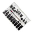 thumbnail image 1 of DYNWAVECA Mini Small Screws Metric M1.2 M1.4 M2 Miniature Replacement Hand Tool Tiny Repair Tool Micro Screws Set for Laptop Eyeglasses Clock Watch D, 1 of 8
